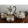Four piece silver tea service Sheffield 1926/1928, maker R & W Sorley. Total weight 1915gms.