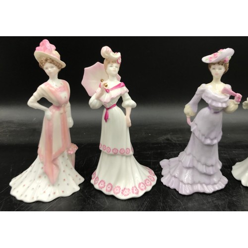 209 - Six Coalport figures from the 'My Fair Ladies' collection to include 'Lady Clara', 'Lady Sarah', 'La... 