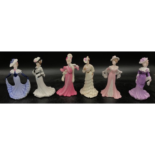 210 - Six Coalport figures from the 'My Fair Ladies' collection to include 'Lady Frances', 'Lady Lilian', ... 