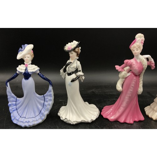 210 - Six Coalport figures from the 'My Fair Ladies' collection to include 'Lady Frances', 'Lady Lilian', ... 