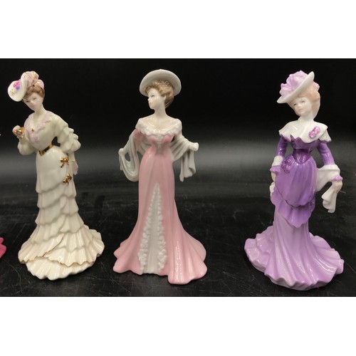 210 - Six Coalport figures from the 'My Fair Ladies' collection to include 'Lady Frances', 'Lady Lilian', ... 