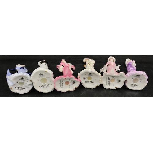 210 - Six Coalport figures from the 'My Fair Ladies' collection to include 'Lady Frances', 'Lady Lilian', ... 