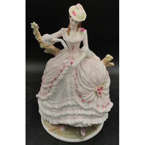 212 - A Royal Worcester figure from the Seasons of Romance Collection 'Summers Lease' no.192/2950 with cer... 