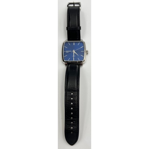 516 - A boxed Christopher Ward C5 Malvern Automatic MKII Slimline 2 gentleman's wristwatch on black leathe... 