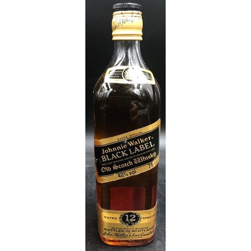 708 - Five boxed bottles of Extra Special Johnnie Walker Black Label scotch whisky 12 years old.