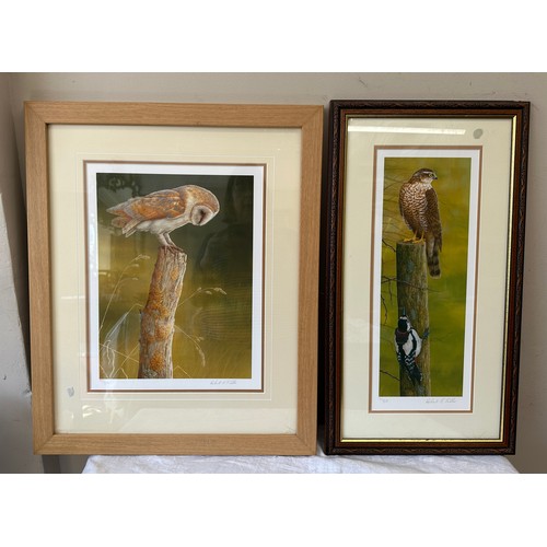 1296 - Robert E Fuller (British 1972-) Two limited edition colour prints signed and numbered in pencil. 'Ow... 