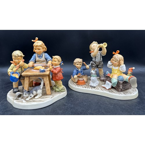 359 - Two Goebel Limited Edition 'Moments In Time' figurine groups comprising, 'Baker's Delight' 2479/5000... 