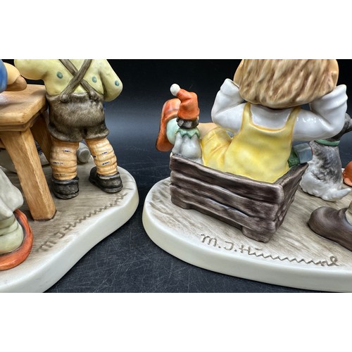 359 - Two Goebel Limited Edition 'Moments In Time' figurine groups comprising, 'Baker's Delight' 2479/5000... 