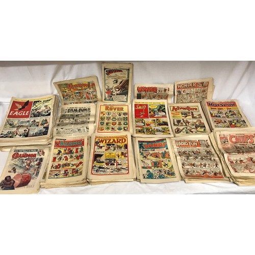 1284 - A large collection (296) of 1940s, 1950s comics to include 