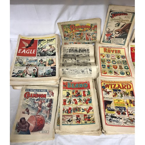 1284 - A large collection (296) of 1940s, 1950s comics to include 