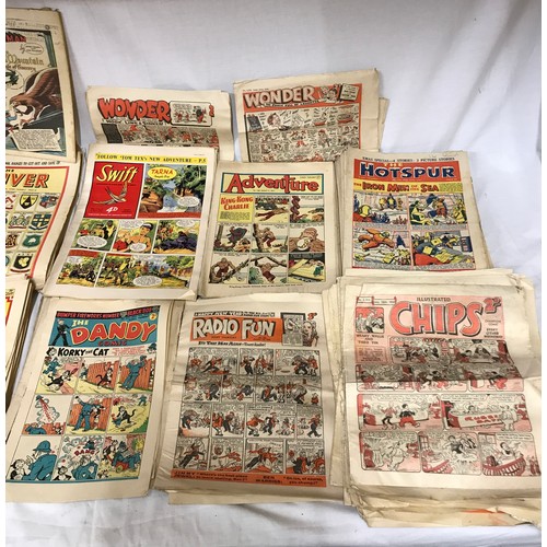 1284 - A large collection (296) of 1940s, 1950s comics to include 