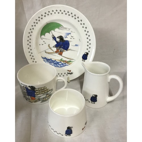 229 - A collection of various Coalport Paddington Bear China, to include teapot, milk jug, sugar bowl, egg... 