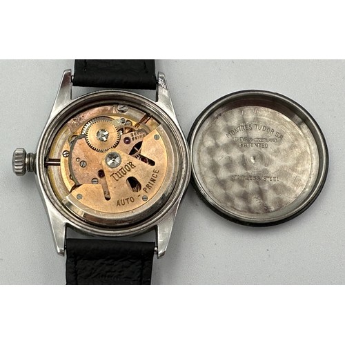 540 - A vintage Tudor Oyster Prince stainless steel cased wristwatch, Rolex crown, Back of case marked 790... 