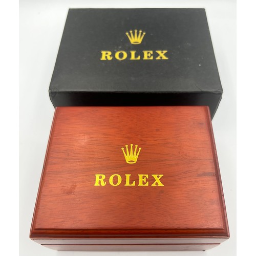 549 - A boxed 1950's Rolex Oyster Tudor manual gentleman's wristwatch on brown leather strap, stainless st... 