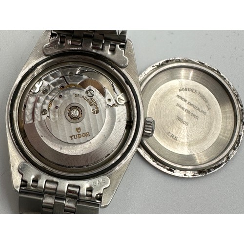 554 - A Tudor Prince Oysterdate 2824 wristwatch on stainless steel bracelet. Unbranded strap.Ref: 74000. S... 