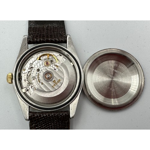 557 - A Tudor Prince Oysterdate, stainless steel and gold cased. Rolex crown and case, Tudor buckle to str... 