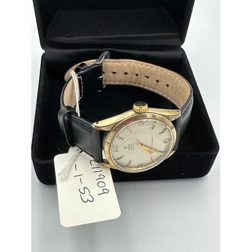 570 - A 1960's Tudor Oyster Royal gold plated wristwatch. KB 20 marked to case. Rolex case. Case: 33mm. Ba... 