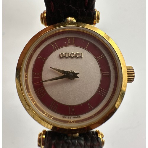 610 - Two Gucci ladies wristwatches. Largest case: 25mm.

Untested. Appear to be in good overall condition... 