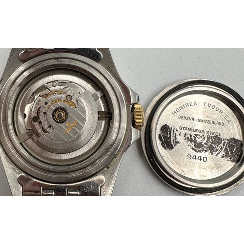 612 - A Rolex Tudor Prince Oysterdate Mini-Sub gentleman's wristwatch with Tudor bracelet. Model No. 9440.... 