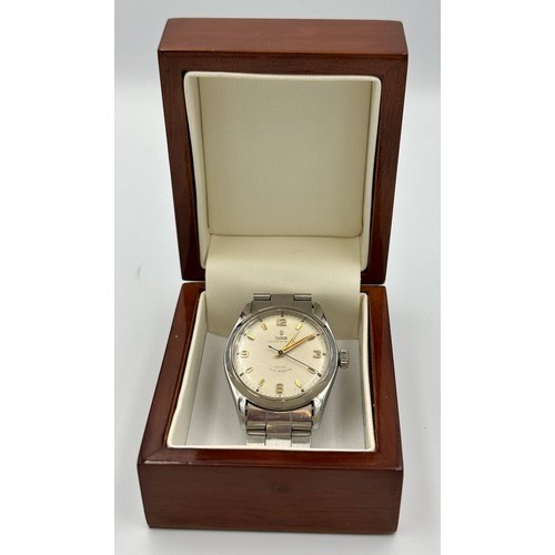 618 - A gentleman's Tudor Oyster Prince 34 automatic self winding wristwatch, gold hands and numbers on Ro... 