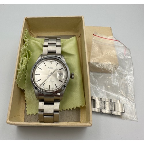 623 - A Tudor Prince Oysterdate Rotor self winding wristwatch with date aperture. 38mm case. Rolex crown w... 