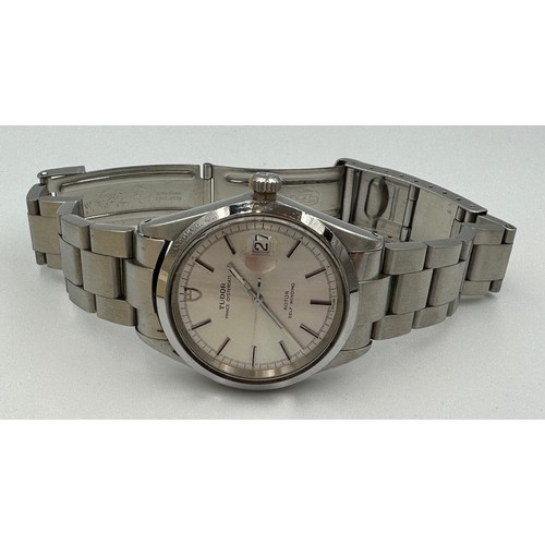 623 - A Tudor Prince Oysterdate Rotor self winding wristwatch with date aperture. 38mm case. Rolex crown w... 