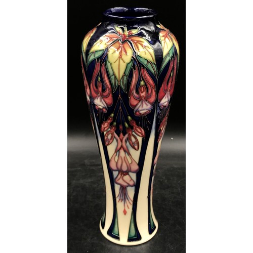 248 - A limited edition Moorcroft vase decorated with Marinka pattern designed and signed by Rachael Bisho... 