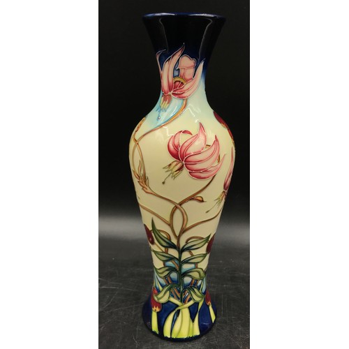 249 - A limited edition Moorcroft pottery vase in the Party Piece pattern designed by Sandra Dance, painte... 