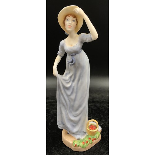 257 - Two Royal Worcester Jane Austen collection figures to include 'Emma Woodhouse' and 'Fanny Price' in ... 