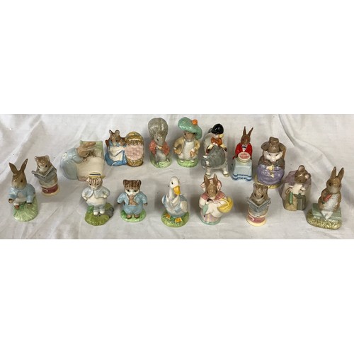 265 - A collection of ceramics to include mainly Beatrix Potter Peter Rabbit figures,  6 x Royal Albert an... 