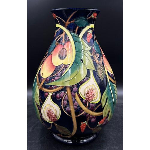 266 - A large Moorcroft pottery vase designed by Emma Bossons in the ‘Queen’s Choice’ pattern. Tube-lined ... 