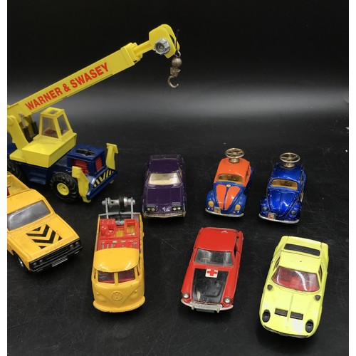 908 - A collection of Corgi toy cars to include a Volkswagen 1200 and 1300 Motor School Car, 2x No. 233 He... 