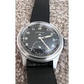 A gentleman's stainless steel British military Eterna W.W.W. wristwatch, circa 1945, part of the 