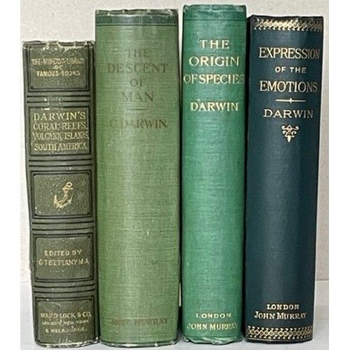 945 - Books. Darwin, Charles. Edited Francis Darwin. The Expression of the Emotions in Man and
Animals. Lo... 