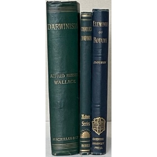 947 - Books. Darwin. Wallace, Alfred Russell. Darwinism. An Exposition of the Theory of Natural
Selection ... 