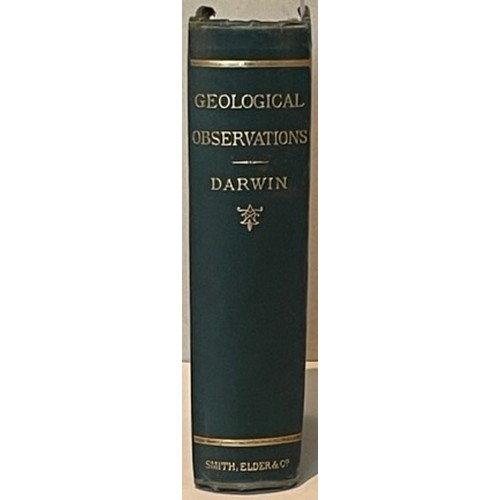 949 - Books. Darwin, Charles. Geological Observations on the Volcanic Islands and Parts of South
America v... 