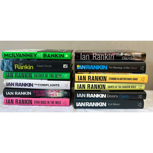 958 - Ian Rankin, 12 First Editions, to include a signed 'The Naming Of The Dead', 'Even Dogs In The Wild'... 