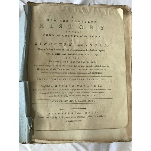 965 - Allen, Thomas – A New and Complete History of the County of York. Vol 3 only. Complete with some ill... 