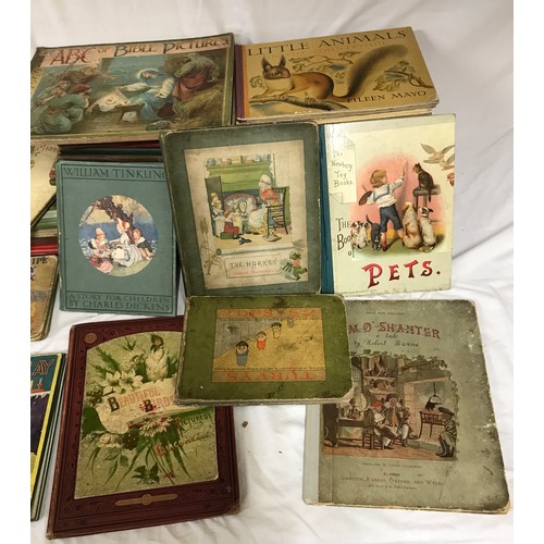 970 - Large collection of children's books to include Mrs Strang's Picture Play Books (5), (some illustrat... 