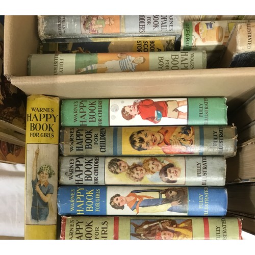 980 - A large collection of early 20thC children's books to include School Boy and School Girl Annuals, To... 