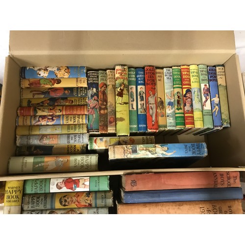 980 - A large collection of early 20thC children's books to include School Boy and School Girl Annuals, To... 