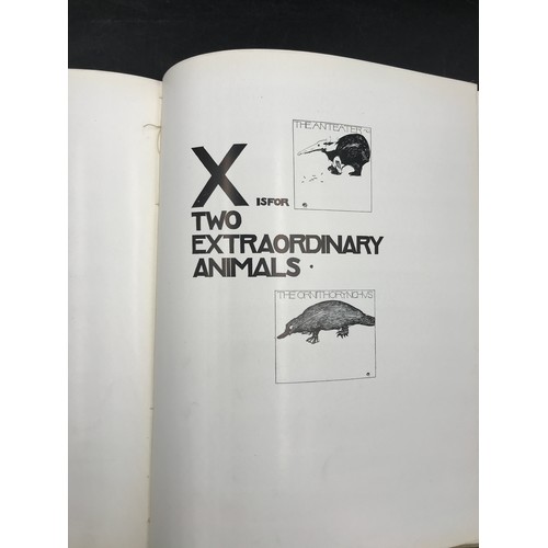 984 - An Alphabet of Animals by Carton Moore Park, signed inside front cover by the author in 1898.