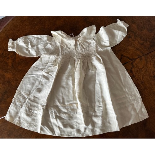 1059 - Two c1920-30s children's silk dresses one with label reading 'Peter Robinson Ltd. London W.1.' both ... 