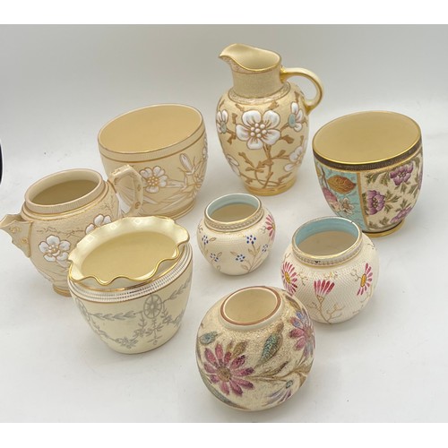 291 - A quantity of Taylor Tunnicliffe ceramics to include plant pots jugs etc. two unmarked.