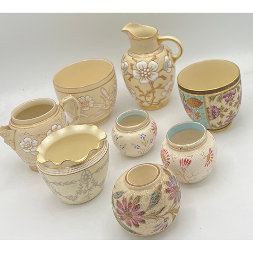 291 - A quantity of Taylor Tunnicliffe ceramics to include plant pots jugs etc. two unmarked.