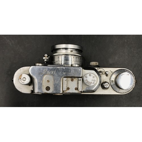 868 - A rare issue to Wesermünde Gestapo edition of a Leica IIIa 35mm rangefinder camera 1938 No. 299724 w... 