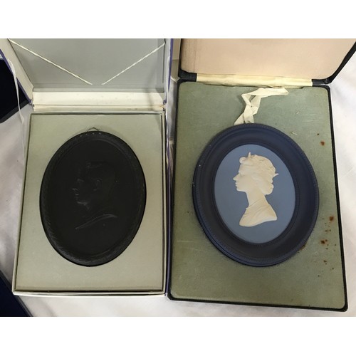 311 - A collection of individually boxed limited edition Wedgwood Portrait Medallions to include: The Lady... 