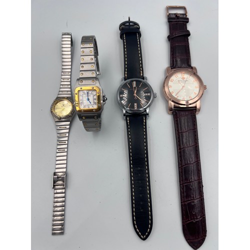 633 - Replica watches to include Rolex, Cartier and two Patek Philippe.