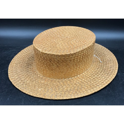 1219 - A vintage 1930's Ridgmont straw school hat 