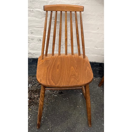 140 - Four mid 20thC kitchen chairs.